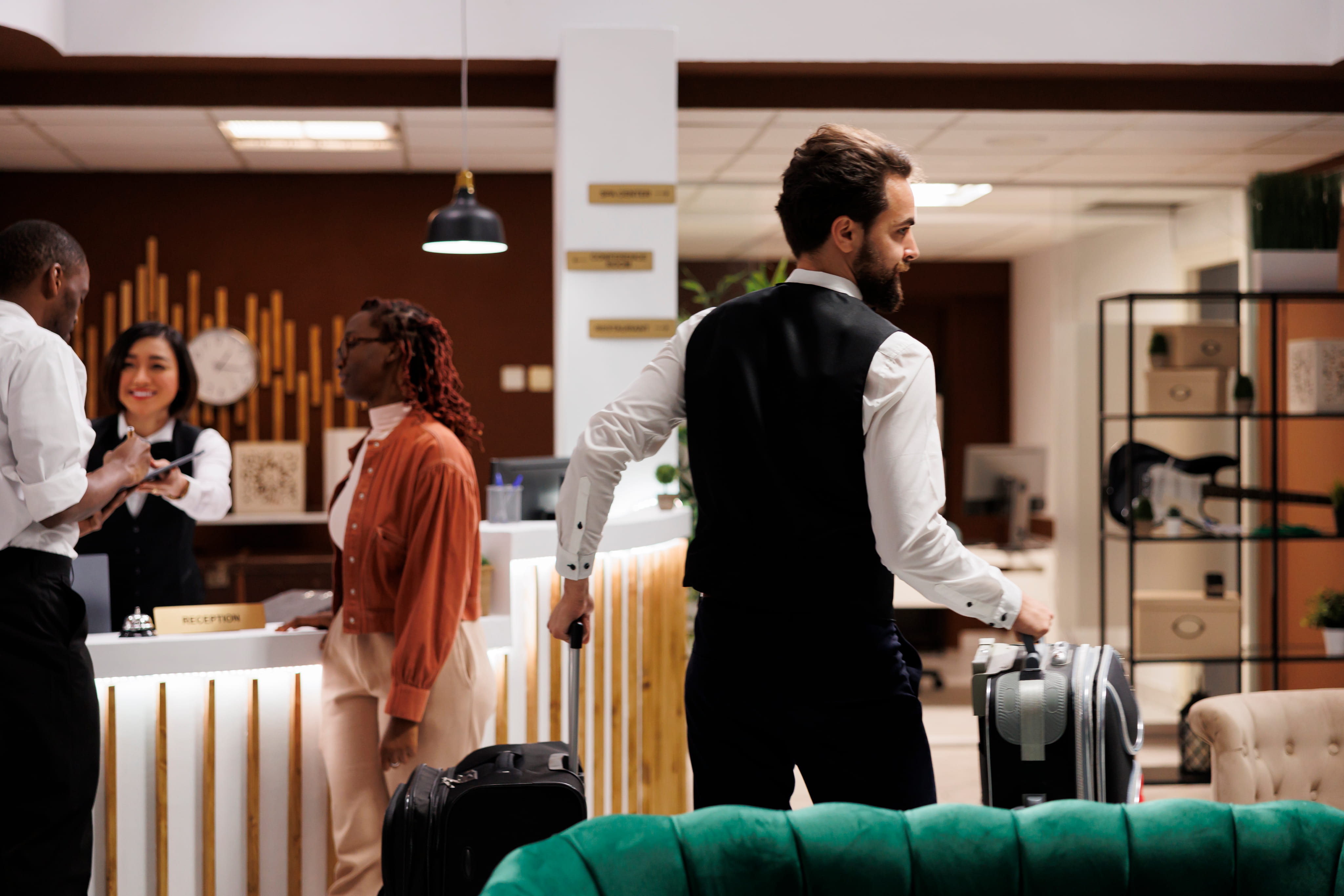Hotel and resort staffing